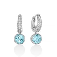 Orecchini Miluna Donna Unica Colibrì in Argento Topazio ERD3128 - ERD3128